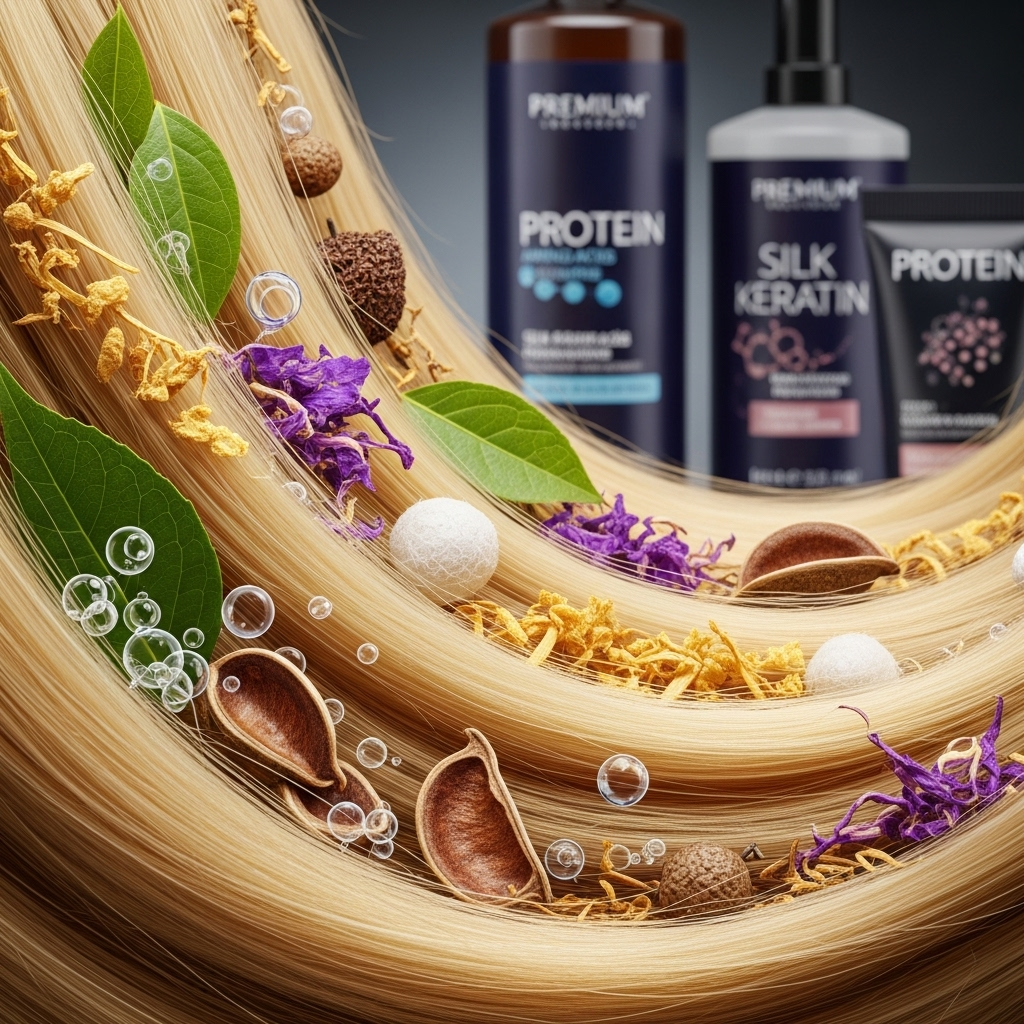 Moc protein roślinnych i zwierzęcych w pielęgnacji włosów