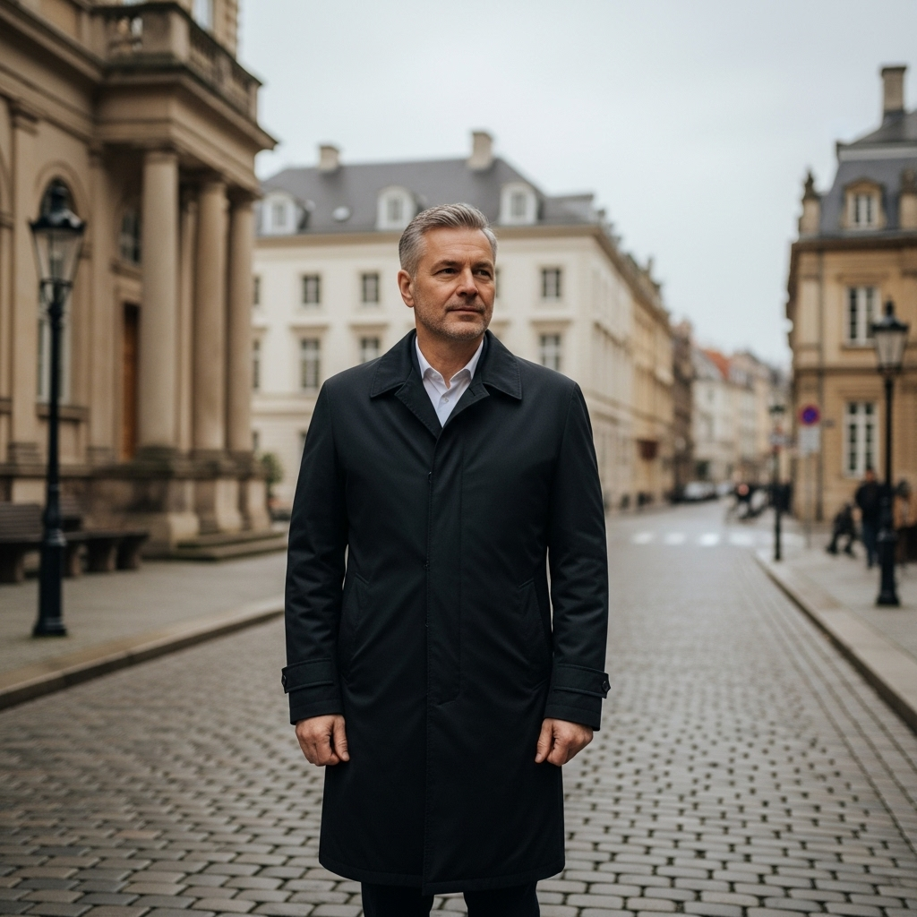 Płaszcz dyplomatka – klasyka męskiej elegancji